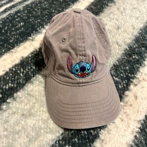 Disney Gray Stitch Baseball Cap